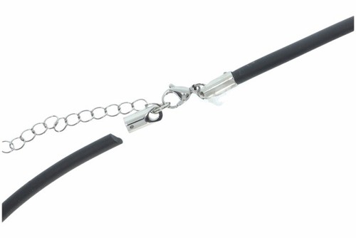 Kautschuk schwarz 4mm - ,