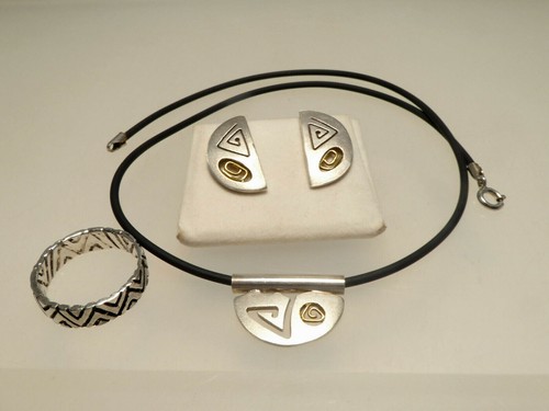 Set 925 silber collier - silber,