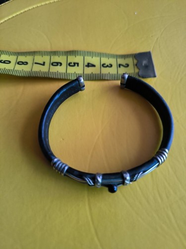 Armreif kautschuk silber - armreif,