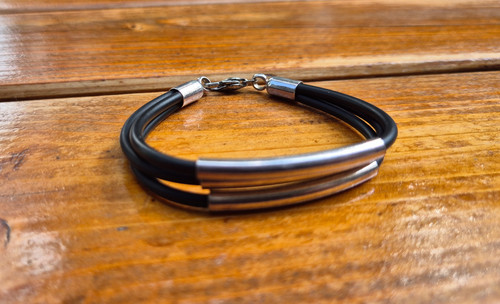 Armband kautschuk dreifach - kautschuk,
