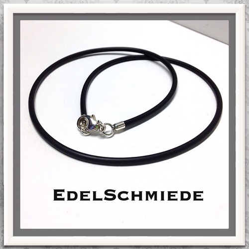Kautschukband schwarz 925