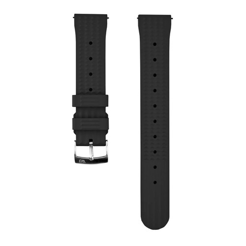 Uhrenarmband waffel kautschuk - uhrenarmband, waffel-kautschuk