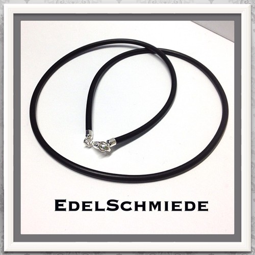 Kautschukband schwarz - (3mm),